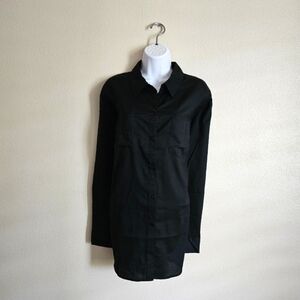 NWT Lee Button Down Tunic Shirt